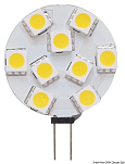 Лампочка светодиодная с боковым креплением G4 12-24В 1.6Вт 9-светодиодов, Osculati 14.450.09