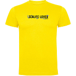 Kruskis CA65500503C079 Футболка с коротким рукавом Sealife Lover Желтый Yellow 2XL