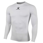 Kelme K15Z705-9100-L Базовый слой с длинным рукавом Tea Белая White L