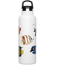 Купить Fish tank B60RF Бутылка с рифовой рыбой 600ml Белая Reef Fish 7ft.ru в интернет магазине Семь Футов