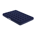 Bestway 67287 двуспальная надувная кровать со встроенным насосом Flocked Air Bed 191x137x22 cm Голубой Navy 191x137x22 cm