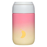 Chilly C340S2DBRK Coffee Mug Series 2 Gradient 340ml Термос из нержавеющей стали Бесцветный Yellow / Pink