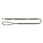Trixie 1987023 Premium Неопреновый поводок Серебристый Camo / Forest Green 10 mm x 120 cm