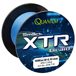Quantum fishing 2336110 Smart XTR Тесьма 1000 м Голубой Blue 0.100 mm 
