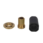 Michigan wheel MWC203 XHS 203 Ямаха 115-300HP 1984 Пропеллер Вал Центр УСТАНОВЛЕН Black / Bronze