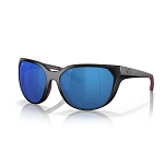 Costa 06s9110-91100458 поляризованные солнцезащитные очки Mayfly Matte Black 25x12x10 Blue Mirror 580P/CAT3