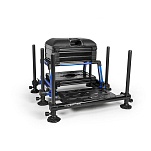 Preston innovations P0120026 Inecption Blue Edition Сиденье Box Серебристый Black / Blue