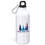 Kruskis MD4049S101C176 Back To Life Бутылка для воды 800ml Белая White