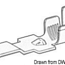 Watertight connector Faston male 8/10 mm², 14.231.40