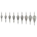 Купить Garbolino GOMAM0510-0045 оливковый свинец Competition Inline Серебристый Black 0.45 g 7ft.ru в интернет магазине Семь Футов