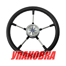Рулевое колесо RIVA RSL обод черный, спицы серебряные д. 360 мм (упаковка из 5 шт.) Volanti Luisi VN735022-01_pkg_5