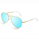 Купить Ocean sunglasses 18111.3 поляризованные солнцезащитные очки Bonila Gold Revo Blue Sky Flat/CAT3 7ft.ru в интернет магазине Семь Футов