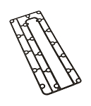 Прокладка выхлопного коллектора Yamaha 75-90 №2, Recmar 68841114A0_RM