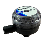Jabsco 46200-0010 Pumpgard Strainer, 20 MESH (грубый фильтр), штекерный порт для насоса (м) x 19 мм шланговое соединение, 90°