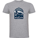 Купить Kruskis CA65500458C052 Футболка с коротким рукавом Sailor Серый Heather Grey XL 7ft.ru в интернет магазине Семь Футов