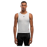Siroko SRKBLC1VELOCITY-L/XL Безрукавная базовая футболка Velocity Белая White L-XL