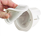 Купить Палубный душ Plastimo EZ Water 69143 Ø96х100мм вырез Ø70мм шланг 3м из белого пластика с белым корпусом из АБС-пластика и круглой мягкой крышкой из белого термопластичного эластомера 7ft.ru в интернет магазине Семь Футов