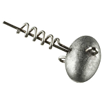 Daiwa 15410510 Prorex Screw-In Football Джиг-голова Серебристый 10 g 
