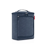 Reisenthel rst.uk4113 Мягкий переносной кулер Coolerbox Herringbone Dark Blue 23x30x14