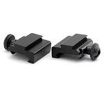 Zasdar ZSES004 21 mm Weaver/Picatiny 11 mm Адаптер Черный Black