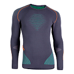 UYN U100006-G972-XXL Базовый слой с длинным рукавом Evolutyon Серый Charcoal Green / Orange Shiny 2XL