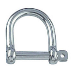 Euromarine 005208 A4 Широкая прямая дужка Серебристый Grey 10 mm