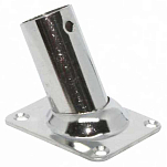 Forniture nautiche italiane 2929915 60° Прямоугольная базовая опора Silver 25 mm 