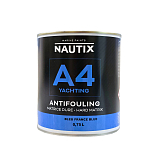 Краска необрастающая твёрдая Nautix A4 Yachting 160431 цвет синий Blue France 750мл для водоёмов с сильным обрастанием