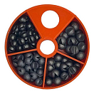 Купить Evia TESPG G Ассортимент свинцов Split Shot  Black 0.48-0.31-0.20-0.12 g 7ft.ru в интернет магазине Семь Футов