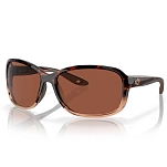 Costa 06s9114-91140660 поляризованные солнцезащитные очки Seadrift Shiny Tortoise Fade 9 25x12x10 Copper 580P/CAT2