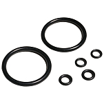 Norica 201271350-3 Комплект уплотнительных колец Черный Black 6.35 