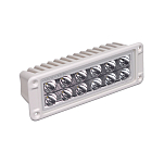 Светодиодный прожектор Lumitec Maxillume h60 101336 10–30В 6000лм 5000К IP67 с диммированием встраиваемый белый литой алюминий
