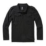 Brandit 4203-2-XL Поло с длинным рукавомным рукавом Willis Черный Black XL