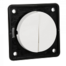 BAVARIA 419478_BH Кулисный переключатель двойной/белый