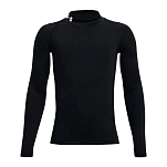 Under armour 1369477-001-ysm Базовый слой с длинным рукавом HeatGear Armour Mock Black / White 30x25x2 7-8 Years