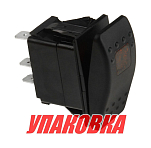 Переключатель двухпозиционный ON-OFF 12 В/20А 5Р с подсветкой (упаковка из 25 шт.) AES.Co 4620136055109_pkg_25