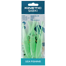 Купить Kinetic F134-172-051 Sabiki Squido Bull Рыболовное Перо Бесцветный Hot Green 7ft.ru в интернет магазине Семь Футов