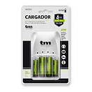 Купить Tm electron TMBCR010 R03/R6 Зарядное устройство для батареек ААА и АА Серебристый Silver 7ft.ru в интернет магазине Семь Футов