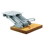 Forniture nautiche italiane 3030735 9.9HP 4T 25HP 2T Опора двигателя из легкого сплава  Silver / Brown 215 x 300 x 290 mm 