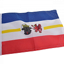 Флаг - Мекленбург-Передняя Померания с гербом