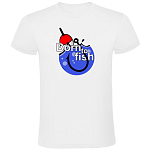 Kruskis CA65500601K046 Футболка с коротким рукавом Born To Fish Hook Белая White 3XL