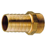 Plastimo 412306 Мужской прямой соединитель шланга Золотистый Brass 3/8´´ 