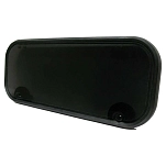 Rutgerson marine rsa2300-200 Прямоугольные ворота из метакрилата Smoke 36x15x10 350 x 145 mm