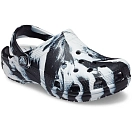 Купить Crocs 206838-066b-c6 Деревянные башмаки Classic Marbled Black / White 35x25x15 EU 22 7ft.ru в интернет магазине Семь Футов