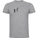 Купить Kruskis CA65500358S261 Футболка с коротким рукавом Shadow Fish Серый Heather Grey L 7ft.ru в интернет магазине Семь Футов