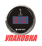 Указатель температуры двигателя цифровой 25-120 гр., черный циферблат, нержавеющий ободок, д. 52 мм, Marine Rocket (упаковка из 10 шт.) TGD0120BSMR_pkg_10