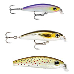 Rapala 14RAULM04GPTU Ultra Light Minnow 40 Mm 3g Многоцветный FT 3 g 