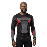 Acerbis 0021912.323.069 Базовый слой с длинным рукавом X-Body Winter compression Black / Red 30x25x3 2XL