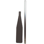 Forniture nautiche italiane 909615 Алюминиевое шарнирное весло  Grey / Black 1.50 m