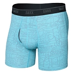 SAXX Underwear sxbb65f.tfs.xl трусы-боксёры Quest Quick-Dry Mesh Tile Fish / Sea Level 20x10x4
